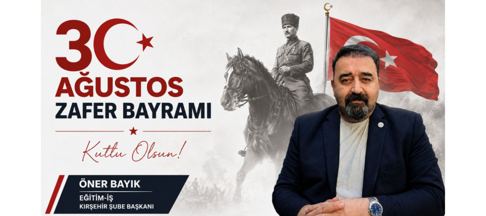 Başkan Bayık: 30 Ağustos Cumhuriyet İradesinin Zaferidir - GÜNDEM - İnternetin Ajansı