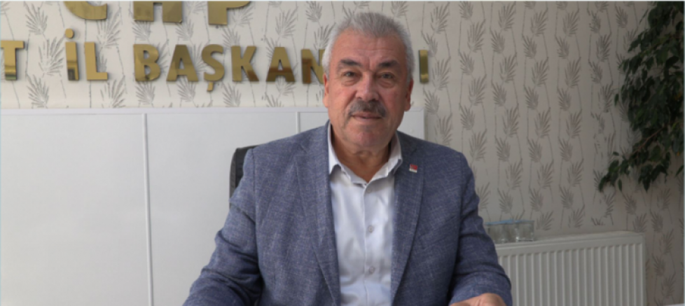 CUMHURİYET HALK PARTİSİ YOZGAT İL BAŞKANI ABDULLAH YAŞAR: 