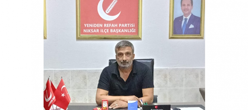 Yeniden Refah Partisi Niksar İlçe Başkanı Mehmet Özkan’dan Kadir Gecesi Mesajı - GÜNDEM - İnternetin Ajansı